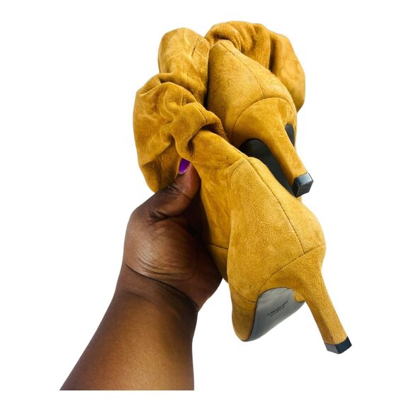 Stuart Weitzman Demi Benatar Carmel SlouchSlouchy Suede Ankle Boots Size 6.5M - Picture 6 of 11